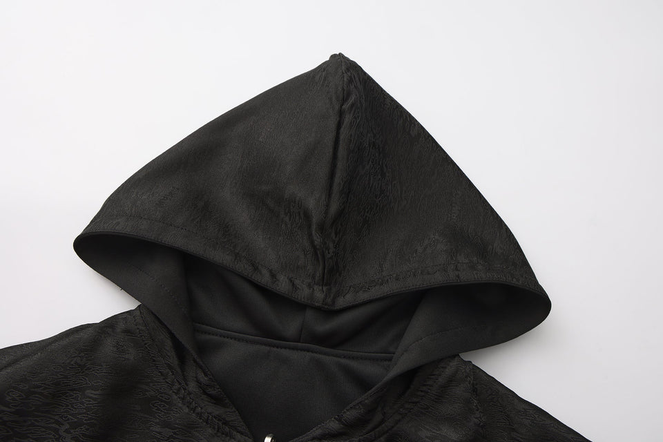 Lin Reversible Hoodie Black