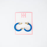Mini Hoops - True Blue