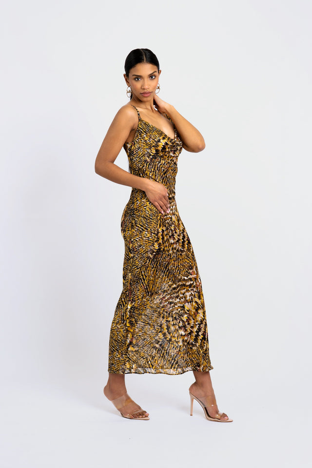Hazel Satin Slip Dress
