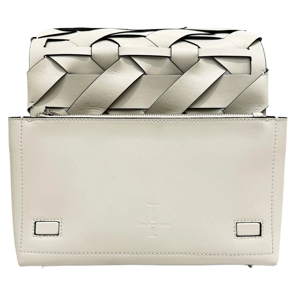 THE ZENOBIA WOVEN CLUTCH