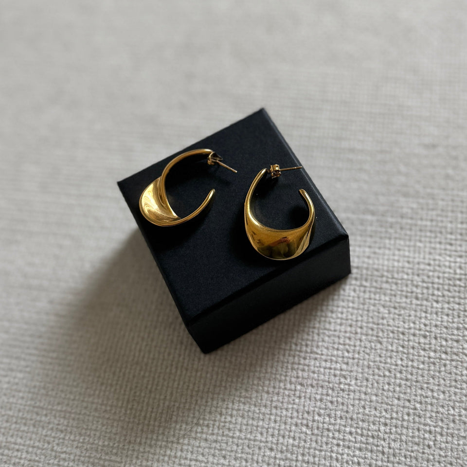 Sofia Gold Twist Hoops