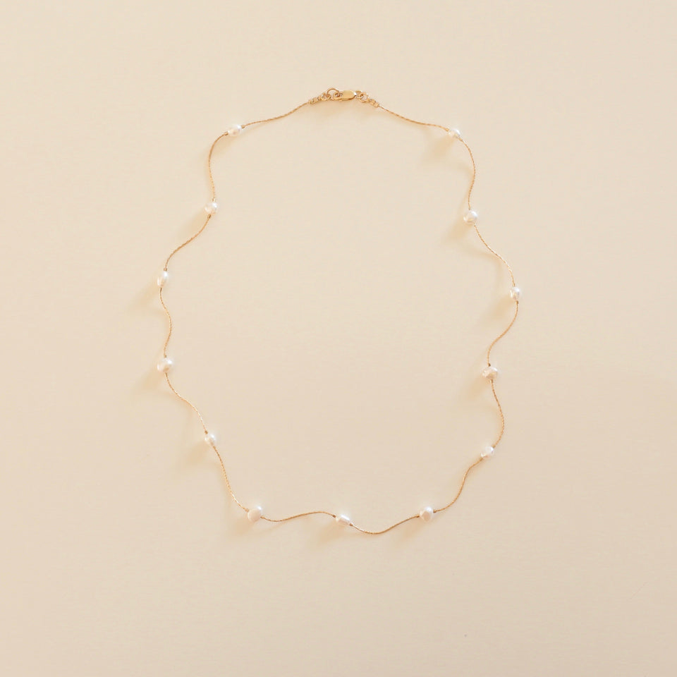 Floating Pearl Necklace
