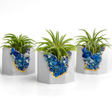 LAPIS LAZULI GEODE PLANTER