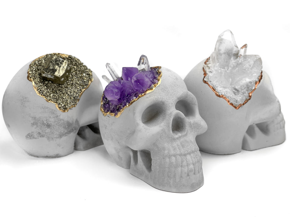 Pyrite Skull Head