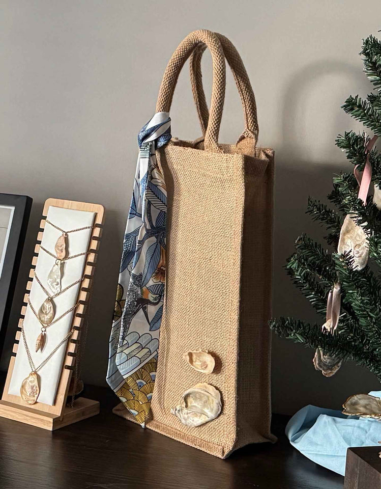 Daisy Wine Tote