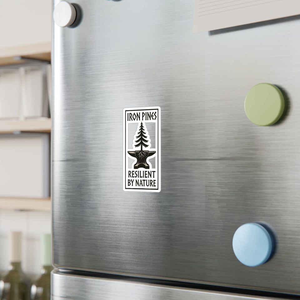 Iron Pines Logo Sticker – Durable Vinyl with Purpose