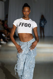 Kelly Sequin Cargo Denim Pants