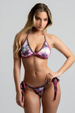 Kelly Reversible Plaid Triangle Bikini