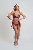 Kelly Reversible Plaid Triangle Bikini