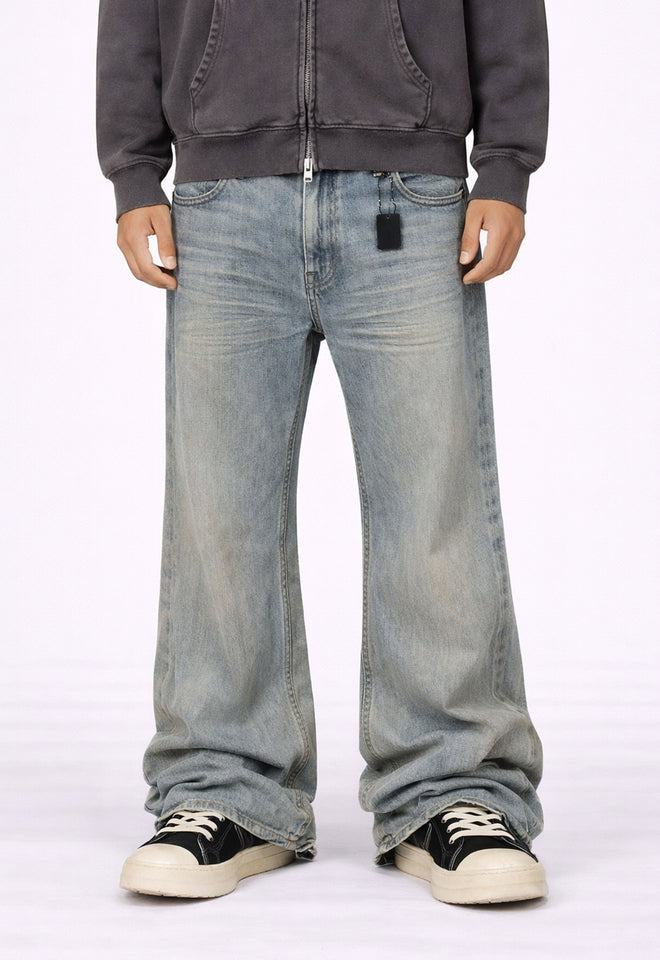 WIDEBOY STONE FLARE DENIM