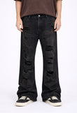 DARK DESTROYED DENIM