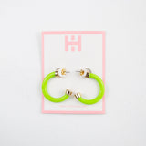 Mini Hoops - Lime Green