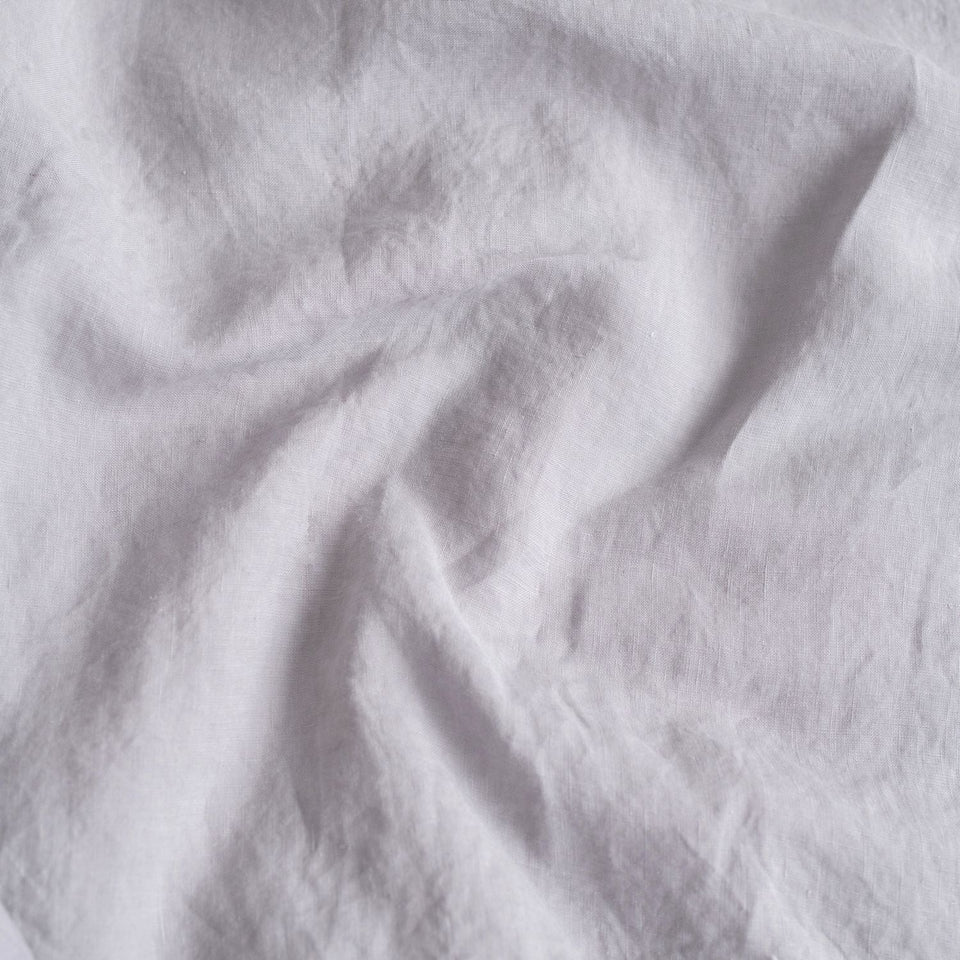 Linen Tales Light Grey Linen Sheet Set