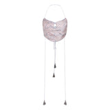 Dong Cropped Reversible Apron Top Periwinkle/Pink