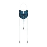 Dong Cropped Reversible Apron Top Jade Blue