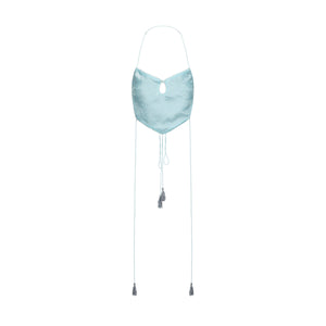 Dong Cropped Reversible Apron Top Elixir Blue