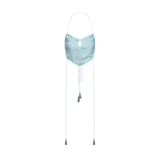 Dong Cropped Reversible Apron Top Elixir Blue