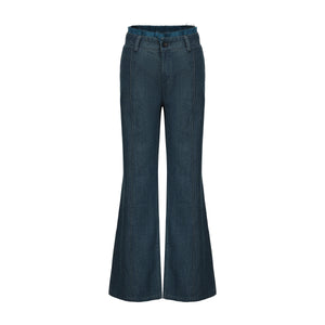 Laba Patch Denim Flared Pants