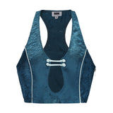 Bu Sleeveless Top Forest Blue