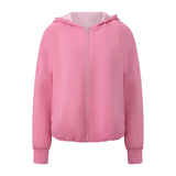 Lin Reversible Hoodie Pink