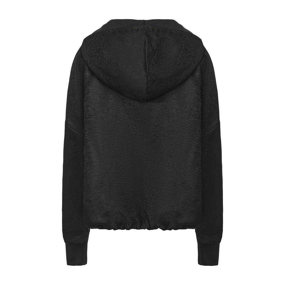 Lin Reversible Hoodie Black