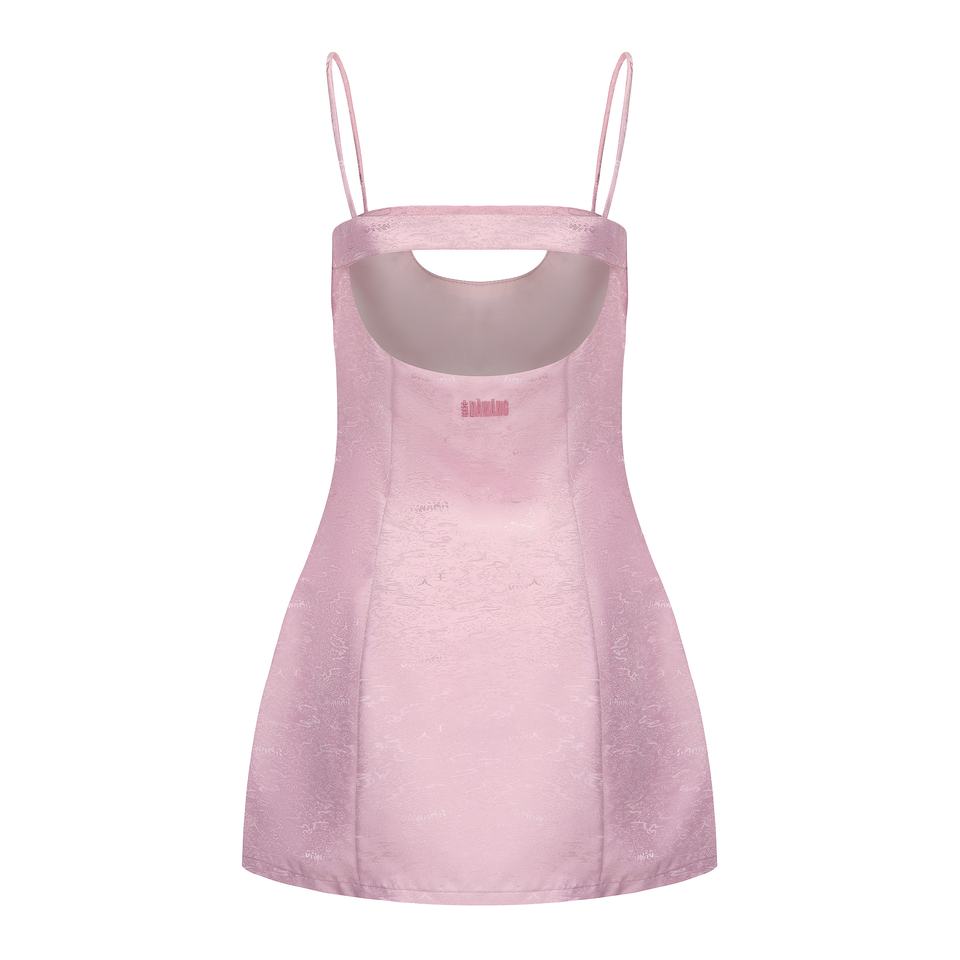 Fen Brocade Mini Dress