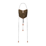 Dong Cropped Reversible Apron Top Phoenix Red