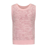 Cai Double Sided Jacquard Sweater Vest