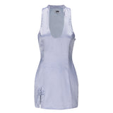 Hua Sleeveless Brocade Mini Dress Periwinkle