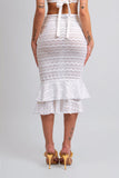 Cassandra Lace Knit Two-Piece Set