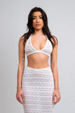 Cassandra Lace Knit Two-Piece Set