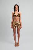 Minami Gold Sequin Shorts