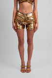 Minami Gold Sequin Shorts