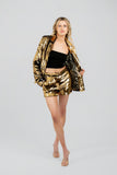 Minami Gold Sequin Shorts
