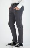 NEW & UPDATED Super - Stretch Men's Chinos //Casual// Dark Charcoal - Performance Collection