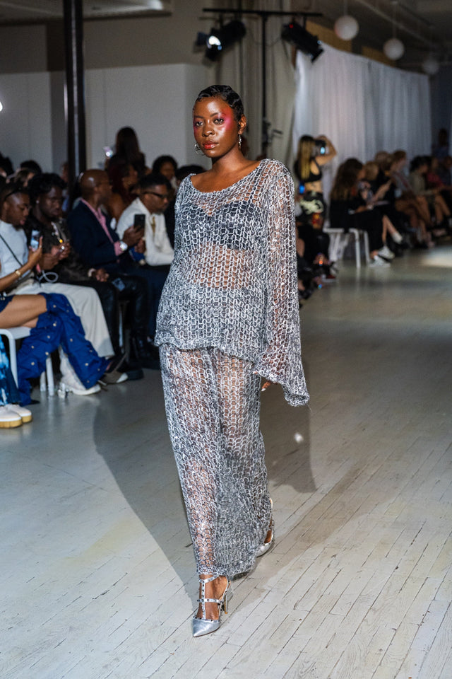 Naomi Sequin Two-Piece Skirt Set
