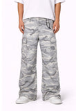 SNOW CAMO CARGO PANTS