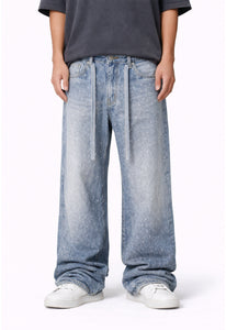 AZUL RHINESTONE DENIM