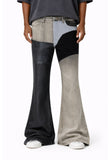 PATCHWORK FLARE DENIM