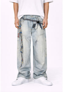 WIDEBOY PADLOCK DENIM