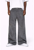 GREY PANEL DENIM