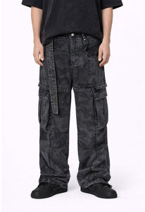 GHOST CAMO CARGO PANTS