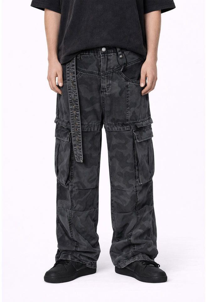 GHOST CAMO CARGO PANTS