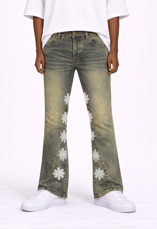 VINTAGE ASTERISK FLARE DENIM
