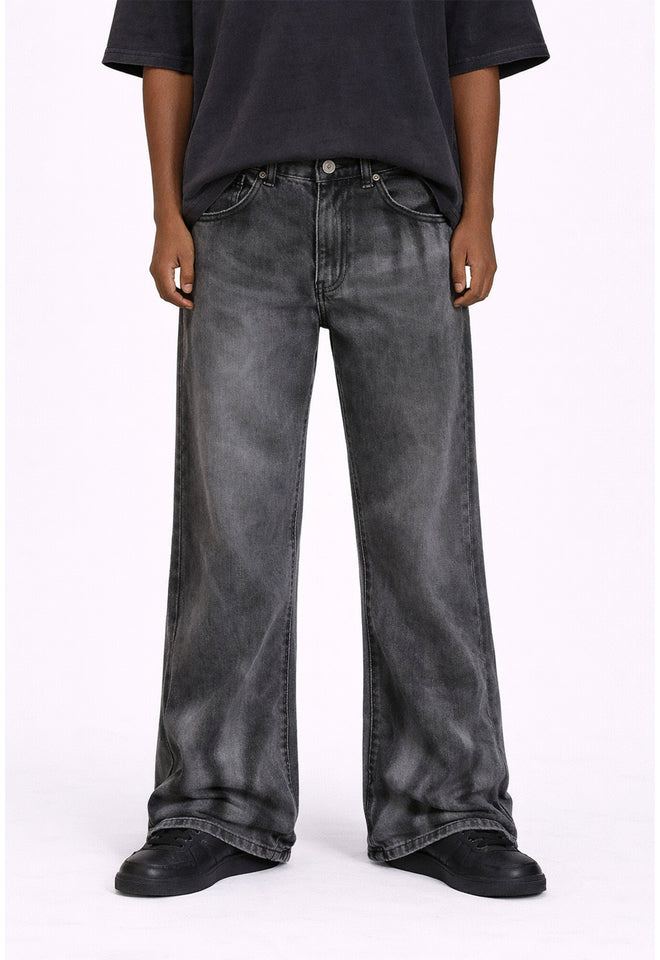 GREY VINTAGE FLARE DENIM