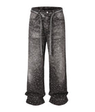 NOIR RHINESTONE DENIM