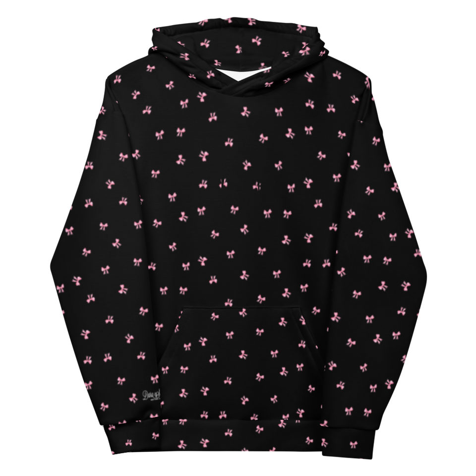 PETIT BOW HOODIE • BLACK