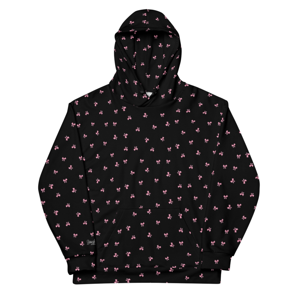 PETIT BOW HOODIE • BLACK