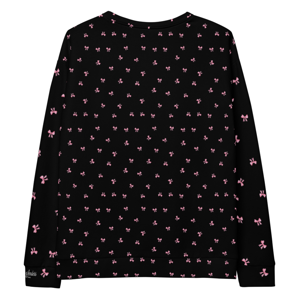 PETIT BOW SWEATSHIRT • BLACK