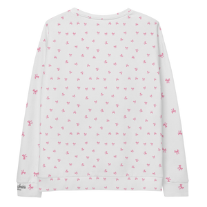 PETIT BOW SWEATSHIRT • WHITE